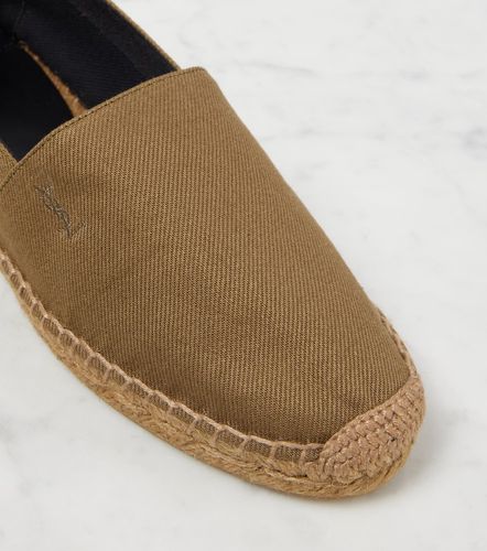 Cassandre cotton gabardine espadrilles - Saint Laurent - Modalova