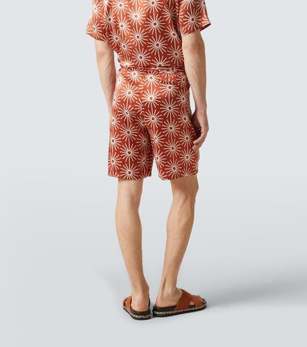 Palma printed silk-blend shorts - Frescobol Carioca - Modalova