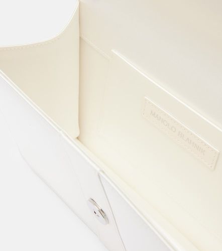 Clutch Capri de satén adornado - Manolo Blahnik - Modalova
