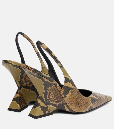Cheope 105 leather slingback mules - The Attico - Modalova