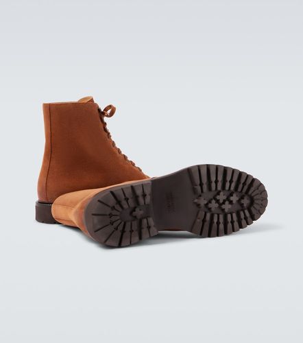 Suede lace-up boots - Brunello Cucinelli - Modalova
