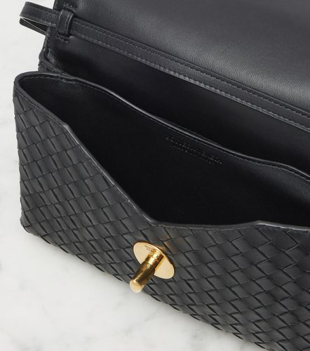 Knot Lock Intrecciato leather top-handle bag - Bottega Veneta - Modalova