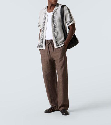 Camicia bowling Maitan in lino con stampa - Orlebar Brown - Modalova
