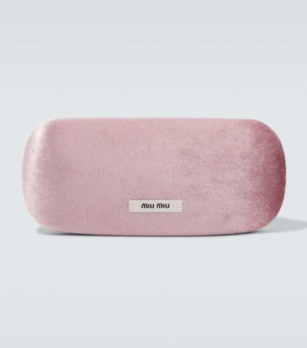 Miu Miu Logo rectangular sunglasses - Miu Miu - Modalova