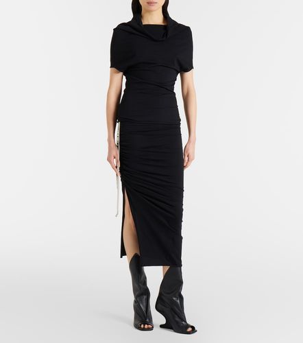 Falda midi Edfu de jersey de algodón - Rick Owens - Modalova