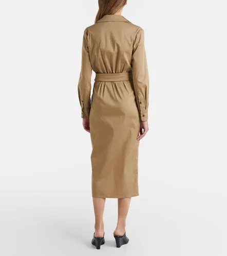 Beta cotton-blend satin wrap dress - Max Mara - Modalova