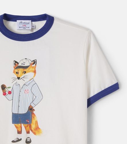 X Maison Kitsuné camiseta Akiva de jersey de algodón estampada - Bonpoint - Modalova