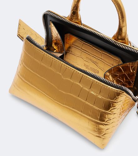 Friday Mini croc-effect leather top-handle bag - The Attico - Modalova