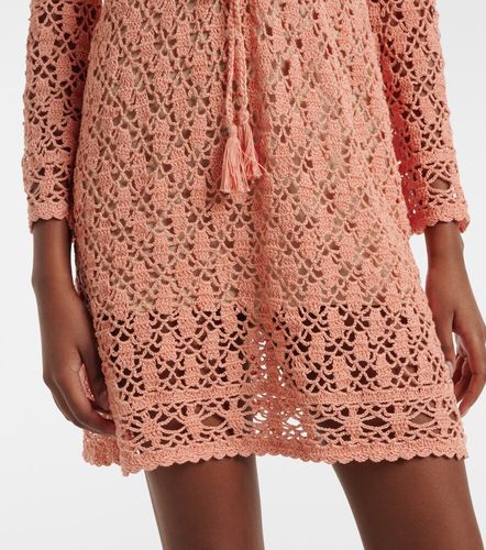 Vestido corto Bianca de croché de algodón - Anna Kosturova - Modalova