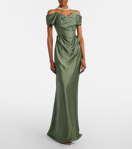 Nova Cocotte draped satin bustier gown - Vivienne Westwood - Modalova