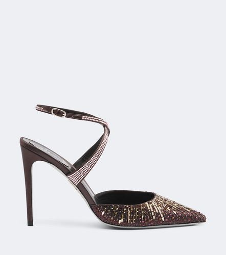 Pumps in raso con Swarovski® - Rene Caovilla - Modalova