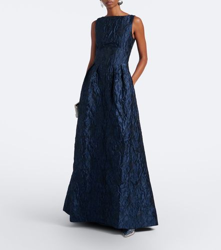 Abito lungo Cascades in jacquard cloqué - Rebecca Vallance - Modalova
