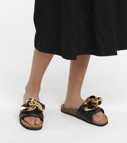 Embellished leather slides - JW Anderson - Modalova