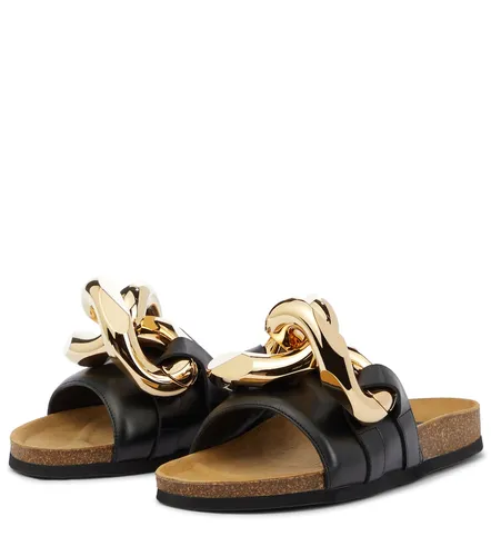 Embellished leather slides - JW Anderson - Modalova