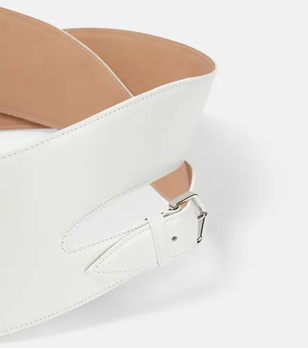 Alaia Cut-out leather belt - Alaia - Modalova