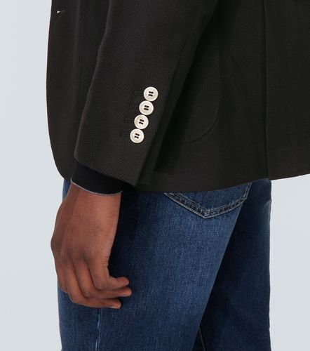 Blazer in lino, lana e seta - Brunello Cucinelli - Modalova