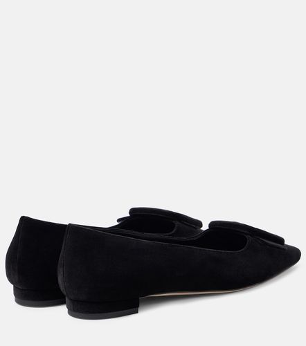 Maysalepumpflat velvet ballet flats - Manolo Blahnik - Modalova