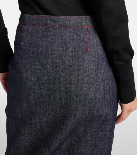 Alaia Denim skirt pants - Alaia - Modalova