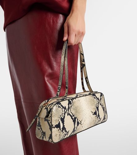 Simona snake-effect leather shoulder bag - Khaite - Modalova