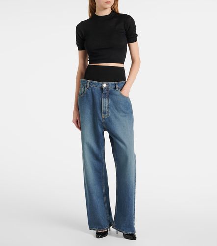 Alaïa Crop top de cachemir - Alaia - Modalova