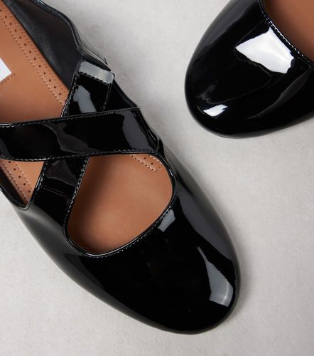 Criss Cross patent leather ballet flats - Alaia - Modalova
