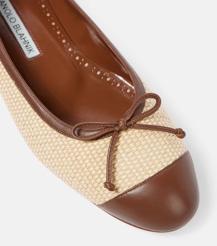 Ballerine Capbl in rafia - Manolo Blahnik - Modalova