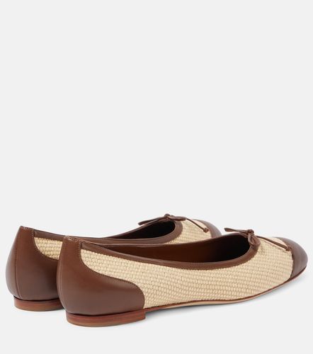 Capbl raffia ballet flats - Manolo Blahnik - Modalova