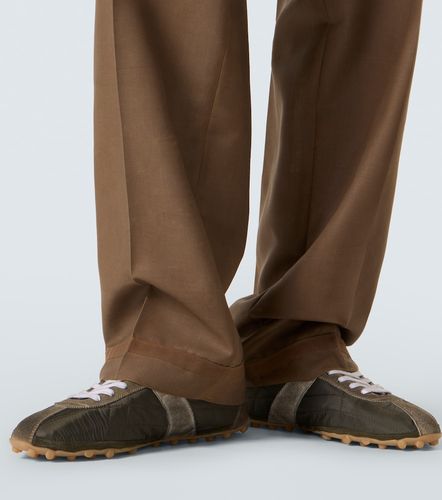 Pantaloni regular in mohair e lana - Maison Margiela - Modalova