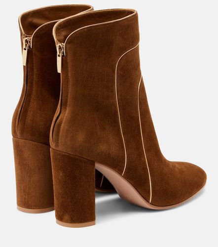 Juliette 85 suede ankle boots - Gianvito Rossi - Modalova