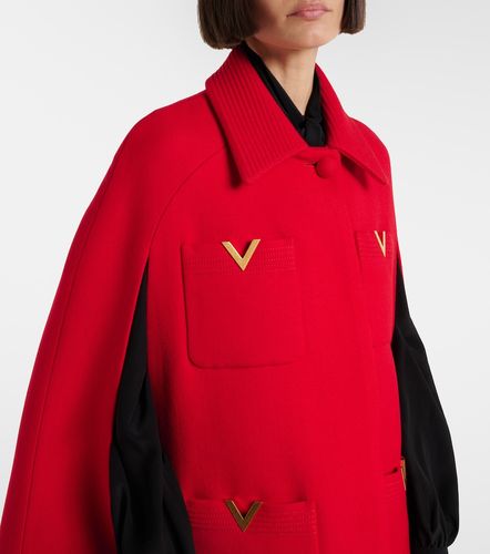 Valentino Capa de lana con VLogo - Valentino - Modalova