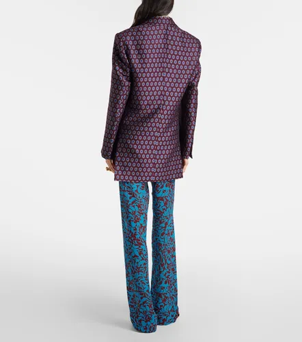 Printed wide-leg pants - Dries Van Noten - Modalova
