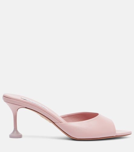 Aquazzura Bisous 65 leather mules - Aquazzura - Modalova