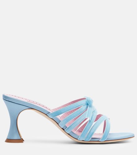 Mules Clementel 70 de terciopelo - Manolo Blahnik - Modalova