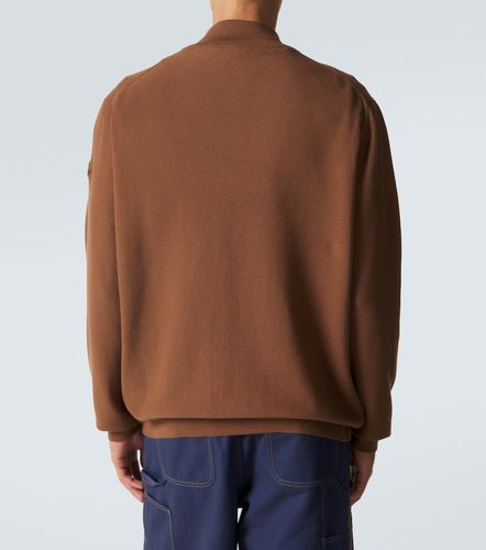 Jersey de algodón con cremallera - Moncler - Modalova