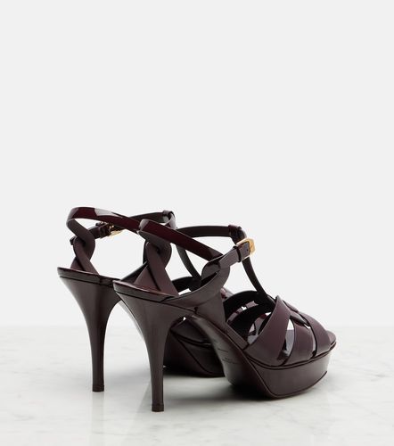 Tribute 105 patent leather platform sandals - Saint Laurent - Modalova