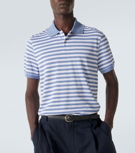 Polo in seta e cotone a righe - Dunhill - Modalova