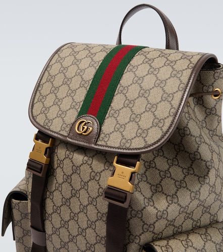 Zaino Ophidia Large in canvas GG - Gucci - Modalova