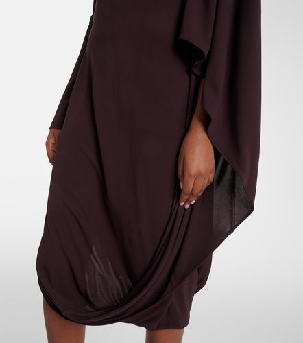 Vestido corto de jersey de crepé con capa - Stella McCartney - Modalova