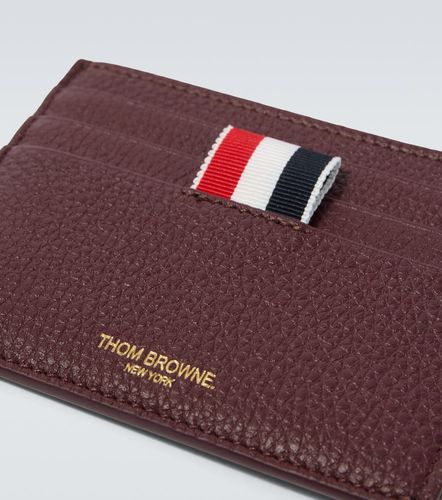 RWB Stripe leather cardholder - Thom Browne - Modalova