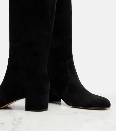 Suede knee-high boots - Gianvito Rossi - Modalova