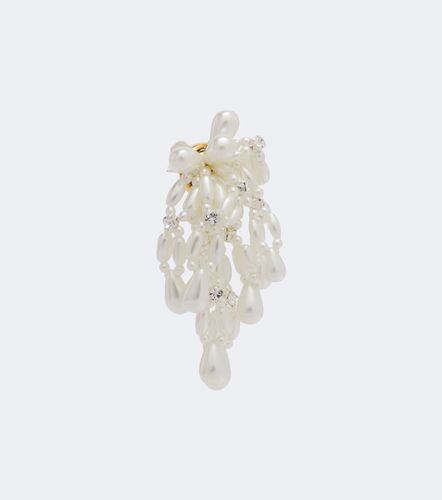 Orecchini con perle bijoux e cristalli - Simone Rocha - Modalova