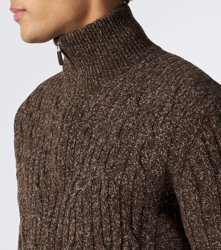Wool and cashmere half-zip sweater - Zegna - Modalova