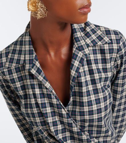 Camicia in flanella di cotone a quadri - Dries Van Noten - Modalova
