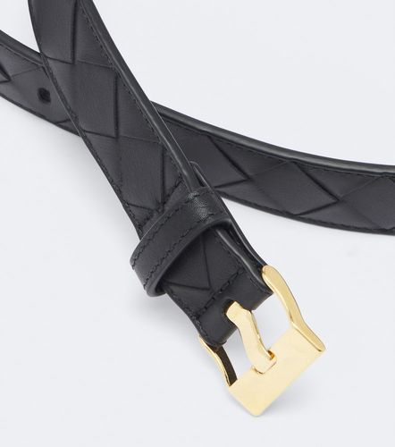 Cinturón de piel Intrecciato - Bottega Veneta - Modalova