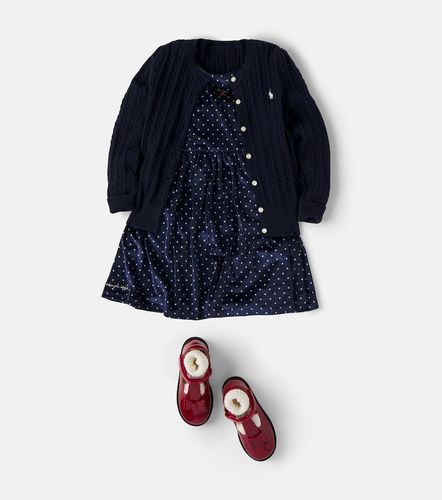 Konges Sløjd Vestido Ditzy de terciopelo con lazo - Konges Slojd - Modalova