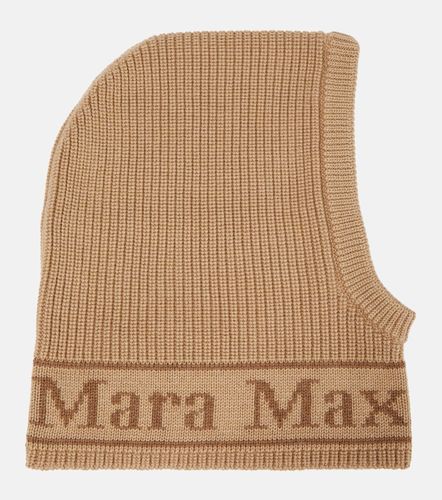 Passamontagna Gong in lana con logo - Max Mara - Modalova
