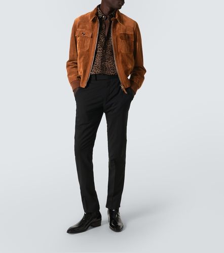 Tom Ford Blouson aus Veloursleder - Tom Ford - Modalova