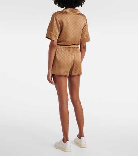 Gucci GG satin shorts - Gucci - Modalova