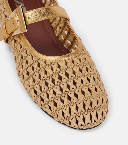 Sveva raffia Mary Jane flats - Paris Texas - Modalova