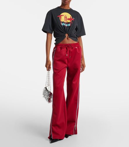 Rabanne Zip-up jersey track pants - Rabanne - Modalova